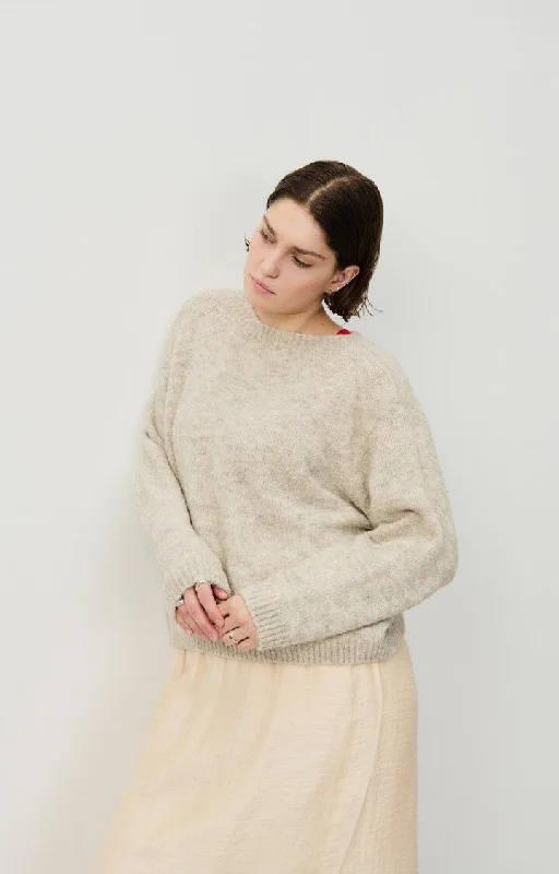 Pullover Cik18a Polaire-Chine Lantern Sleeve Elegant