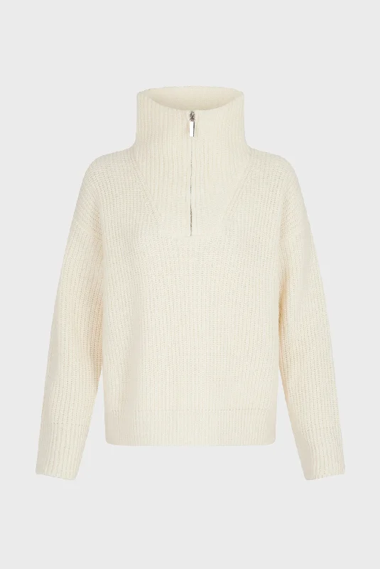 Pullover/vest Jazzy Dauc2a244 Ecru Sabrina Neck Pullover