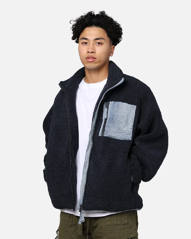 Ksubi Ice Breaker Zip Through Punk Jacket Navy Insulated Jacket Fitted Jacket Loose Jacket Ksubi Ice Breaker Zip Through Punk Jacket Navy Insulated Jacket Fitted Jacket Loose Jacket