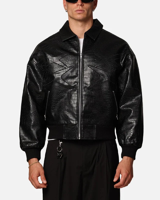 Loiter Atmosphere PU Leather Bomber Jacket Black Rayon Jacket Velvet Jacket Corduroy Jacket Loiter Atmosphere PU Leather Bomber Jacket Black Rayon Jacket Velvet Jacket Corduroy Jacket