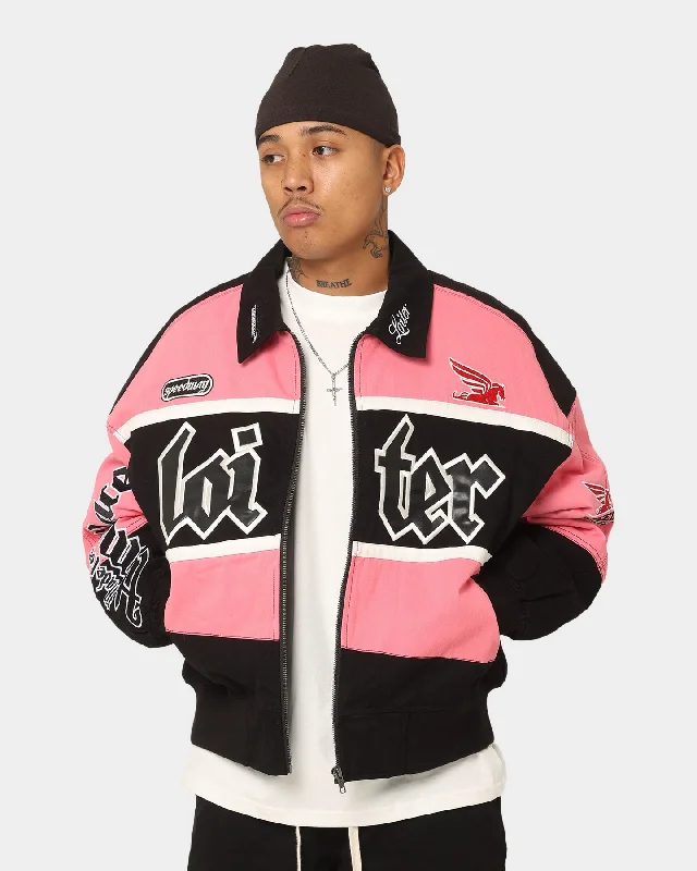 Loiter Drift Circuit Jacket Pink/Black Striped Jacket Polka Dot Jacket Floral Jacket Loiter Drift Circuit Jacket Pink/Black Striped Jacket Polka Dot Jacket Floral Jacket