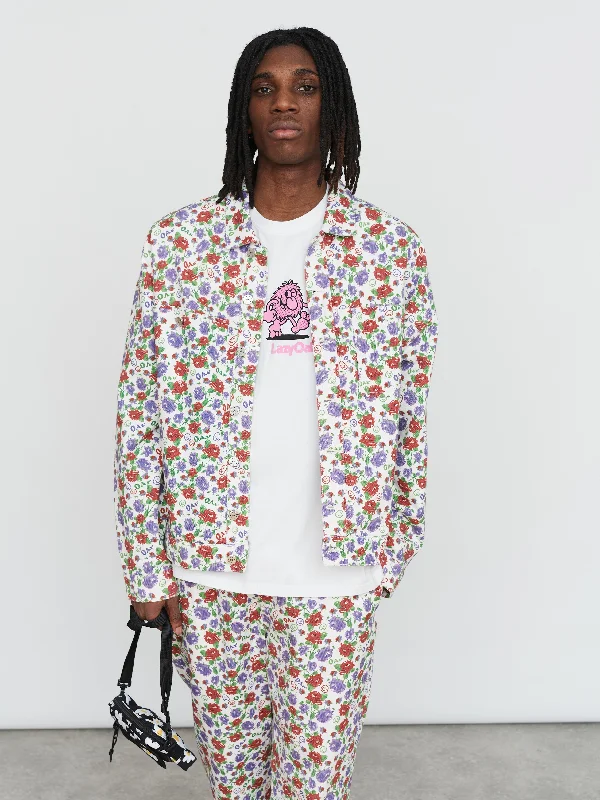 Lazy Oaf Blooming Marvellous Work Jacket Print Jacket Jacquard Jacket Patchwork Jacket Lazy Oaf Blooming Marvellous Work Jacket Print Jacket Jacquard Jacket Patchwork Jacket