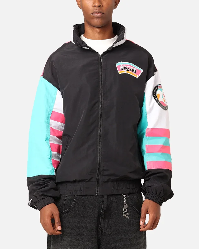 Mitchell & Ness San Antonio Spurs 'Spurs 2014 Champs' 25th Anniversary Jacket Multi Wool Jacket Cashmere Jacket Tweed Jacket Mitchell & Ness San Antonio Spurs 'Spurs 2014 Champs' 25th Anniversary Jacket Multi Wool Jacket Cashmere Jacket Tweed Jacket