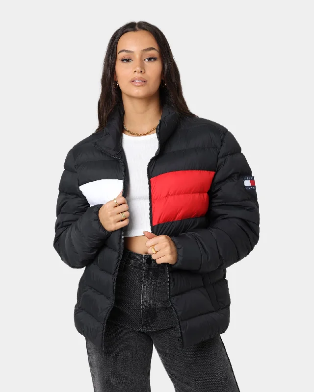 Tommy Jeans Essential Flag Down Jacket Black Striped Jacket Polka Dot Jacket Floral Jacket Tommy Jeans Essential Flag Down Jacket Black Striped Jacket Polka Dot Jacket Floral Jacket