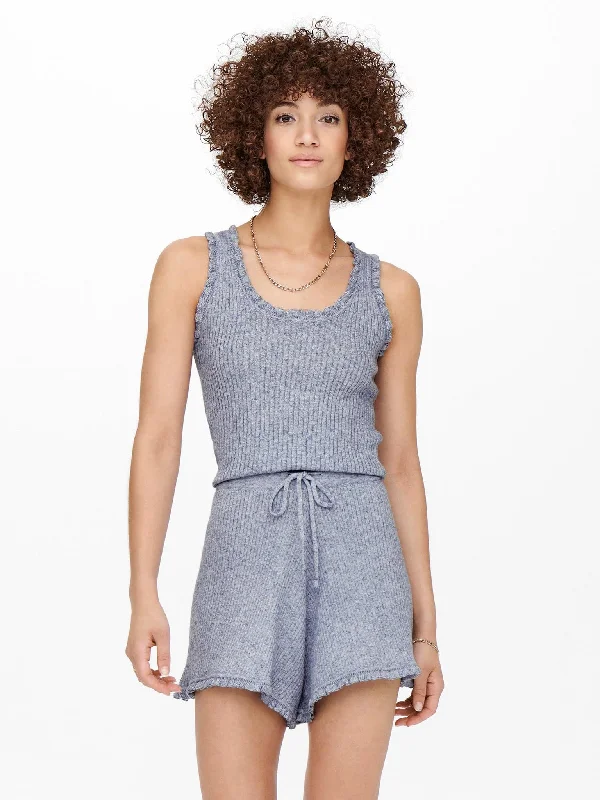 Γυναικείο top ONLLINA S/L RUFFLE PULLOVER KNT 15251402 | 15251402 Thin Wool Pullover