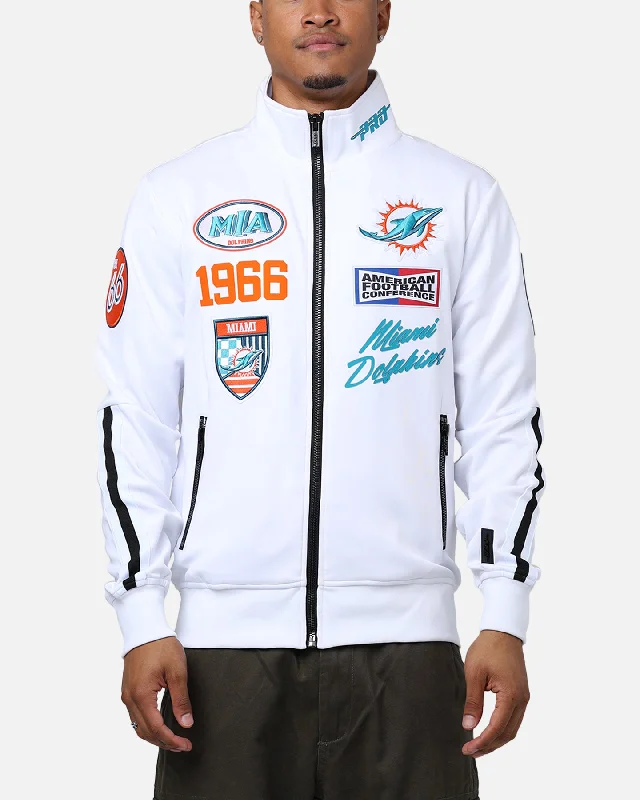 Pro Standard Miami Dolphins Fast Lane Track Jacket White Lace Jacket Ribbed Jacket Sequined Jacket Pro Standard Miami Dolphins Fast Lane Track Jacket White Lace Jacket Ribbed Jacket Sequined Jacket