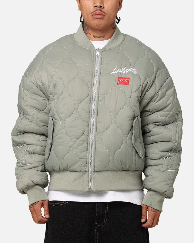 Loiter Kraven Reversible Bomber Jacket Green Notch Collar Jacket Peter Pan Collar Jacket Cowl Neck Jacket Loiter Kraven Reversible Bomber Jacket Green Notch Collar Jacket Peter Pan Collar Jacket Cowl Neck Jacket