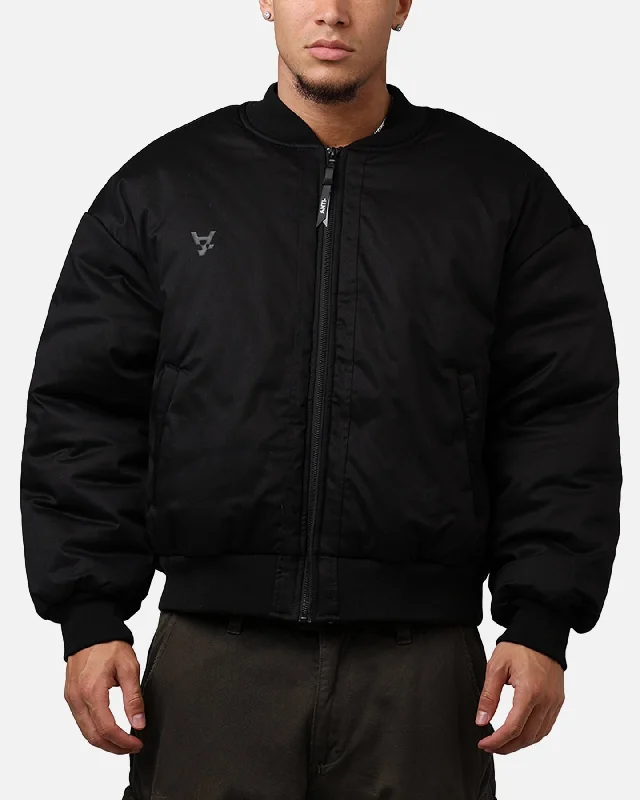 The Anti Order Oversized Cropped Bomber Jacket Black Print Jacket Jacquard Jacket Embroidered Jacket The Anti Order Oversized Cropped Bomber Jacket Black Print Jacket Jacquard Jacket Embroidered Jacket