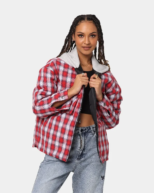 XXIII Dynasty Tartan Hood Jacket Red/Grey Ribbed Jacket Pleated Jacket Ruffled Jacket XXIII Dynasty Tartan Hood Jacket Red/Grey Ribbed Jacket Pleated Jacket Ruffled Jacket