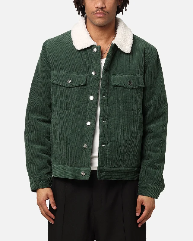 XXIII Chelsea Corduroy Sherpa Jacket Dark Green Zippered Jacket Buttoned Jacket Snapped Jacket XXIII Chelsea Corduroy Sherpa Jacket Dark Green Zippered Jacket Buttoned Jacket Snapped Jacket
