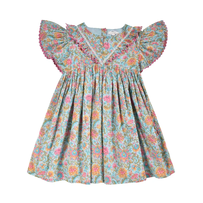 Dress siloe Water River Flowers