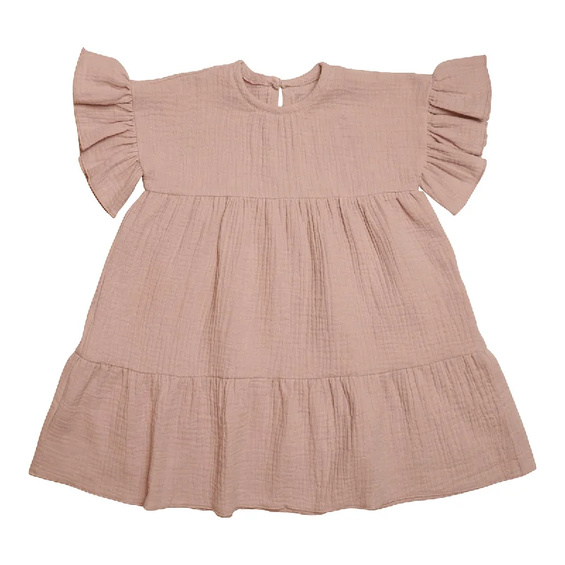 HutteliHut - Marie dress Muslin - Rose