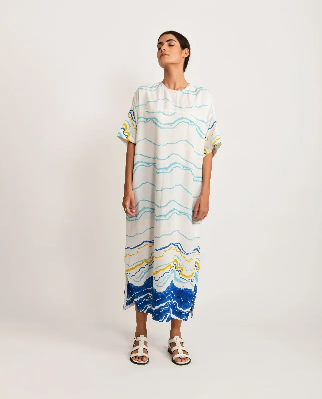 BLUE OCEAN LONG DRESS