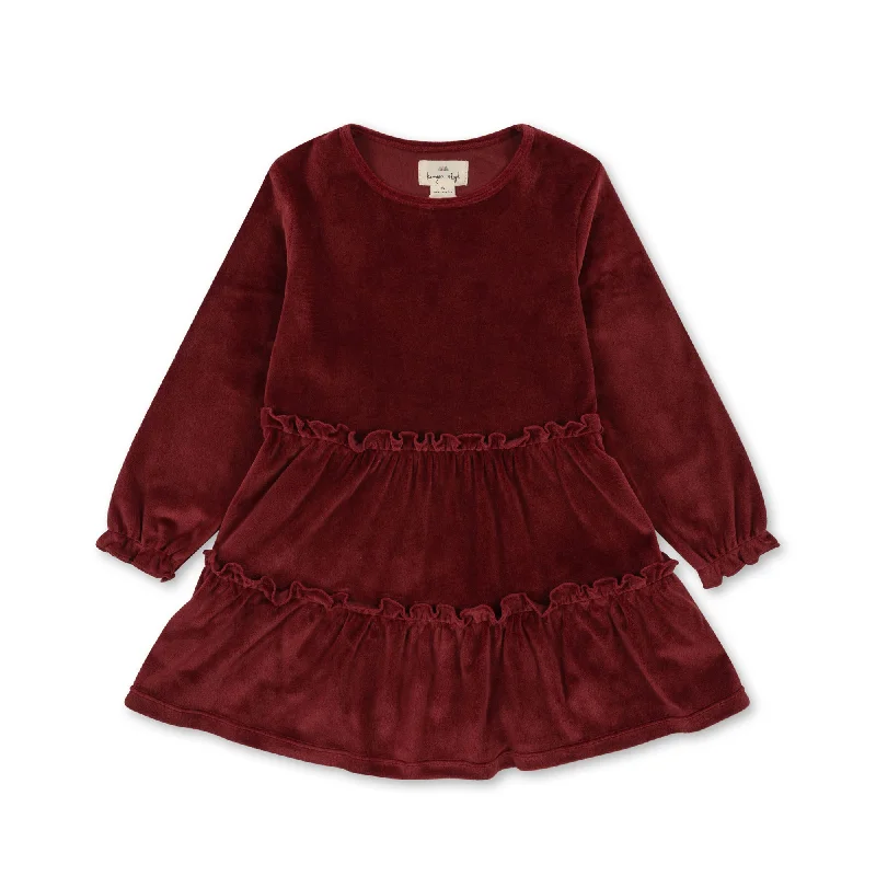 (KS6419) Jingle Dress - Jolly Red
