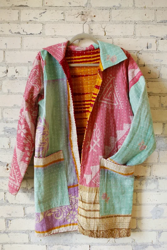 Sunshine Coat (M) Buttoned Toggled Snapped