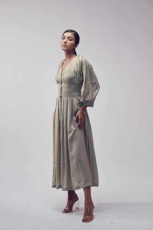 Georgia Dress - Paradise Mint Green