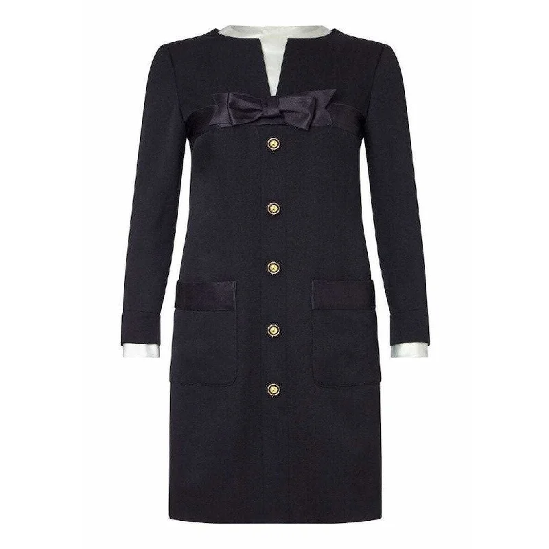1984 Runway Documented Chanel Karl Lagerfeld Tuxedo Dress