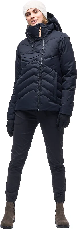 Ayaba Corto Down Blend Coat - Women's|-|Manteau en mélange de duvet Ayaba Corto - Femme Elasticated Drawstring Belted