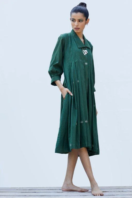 MANGROVE DRESS - BASIL GREEN