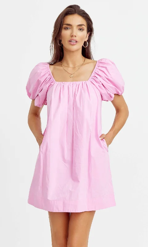 Hope Tulip Sleeve Poplin Dress