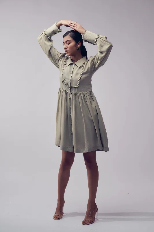 Dora Dress - Paradise Mint Green