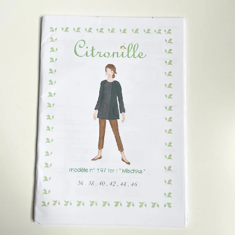 Citronille Patterns : Mischka Coat Bolero Crop Top Camisole