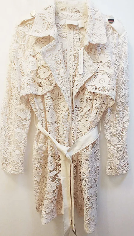 *NEW WITH TAG - EXQUISITE CHICO'S $199 COLLECTIBLES LIMITED EDITION LACE COAT IN PEARLIZED IVORY - ABSOLUTELY STUNNING! - WOULD MAKE A WONDERFUL CHRISTMAS OR BIRTHDAY GIFT empire Basque Peplum *NEW WITH TAG - EXQUISITE CHICO'S $199 COLLECTIBLES LIMITED EDITION LACE COAT IN PEARLIZED IVORY - ABSOLUTELY STUNNING! - WOULD MAKE A WONDERFUL CHRISTMAS OR BIRTHDAY GIFT empire Basque Peplum