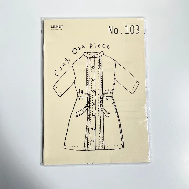 Linnet Pattern No. 103 : One Piece Coat Anorak Windbreaker Fleece