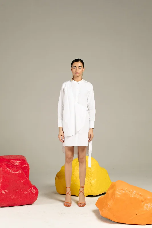 SERENA SHIRT WHITE DRESS