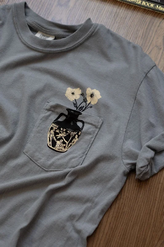 Cameo Pocket Tee Collared Crew Neck Turtle Neck