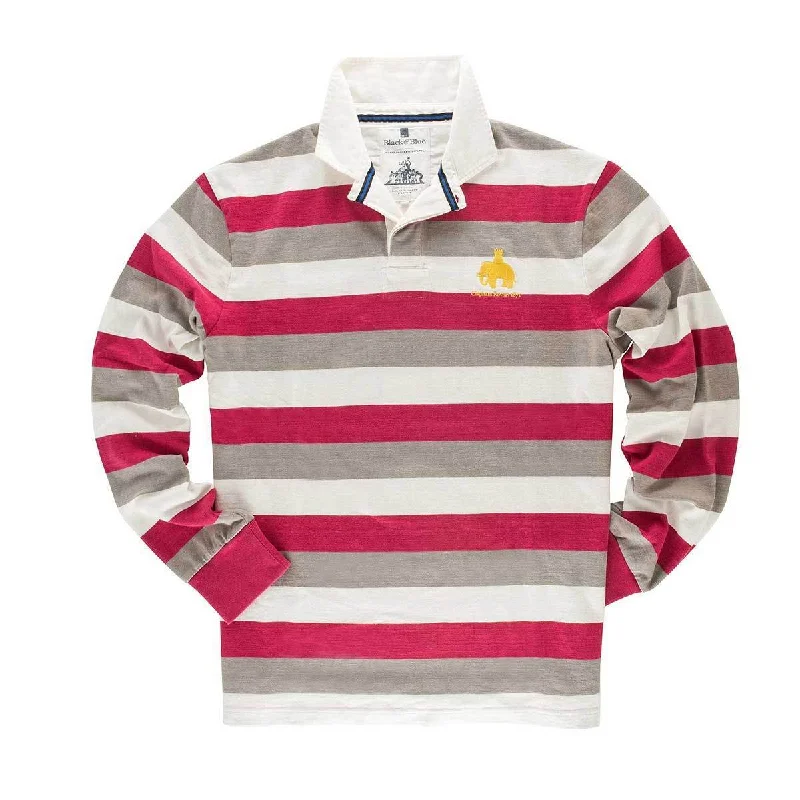 Clapham Rovers 1871 Rugby Shirt Denim Fabric Leather Fabric Suede Fabric