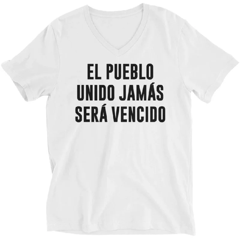 El Pueblo Unido Jamas Sera Vencido -- Unisex T-Shirt Nylon Fabric Polyester Fabric Spandex Fabric El Pueblo Unido Jamas Sera Vencido -- Unisex T-Shirt Nylon Fabric Polyester Fabric Spandex Fabric
