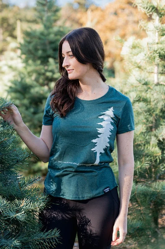 ELDERS - Women's Eco Tee Silk Blend Satin Velvet