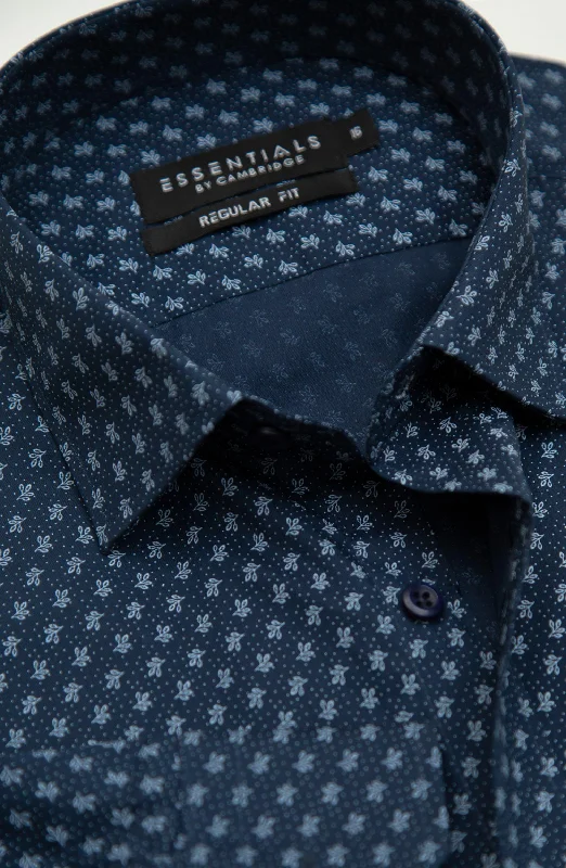 Essential Mens Formal Shirt Front Pockets Side Pockets Patch Pockets