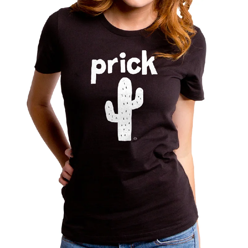 Prick Women's T-Shirt Print Jacquard Patchwork