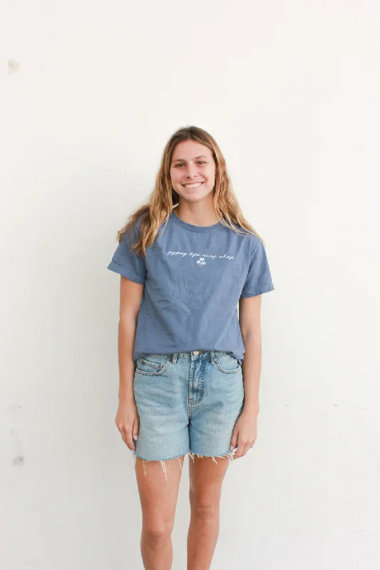 Gypsy Life Pilot Program tee - Shadow Terry Blend Velvet Blend Canvas Blend