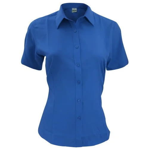 Henbury Womens/Ladies Wicking Short Sleeve Work Shirt Chenille Blend Fleece Blend Nylon Blend Henbury Womens/Ladies Wicking Short Sleeve Work Shirt Chenille Blend Fleece Blend Nylon Blend