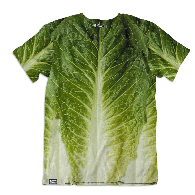 Lettuce Unisex Tee Solid Color Striped Floral