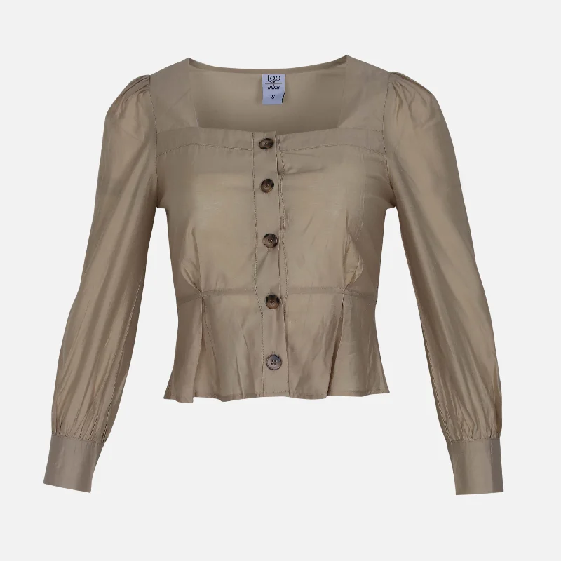LADIES CASUAL SHIRT Chenille Blend Fleece Blend Nylon Blend