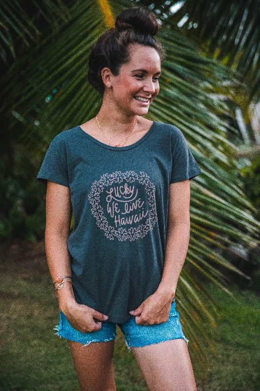 LWLH Lucky Lei Tee Modern Contemporary Chic