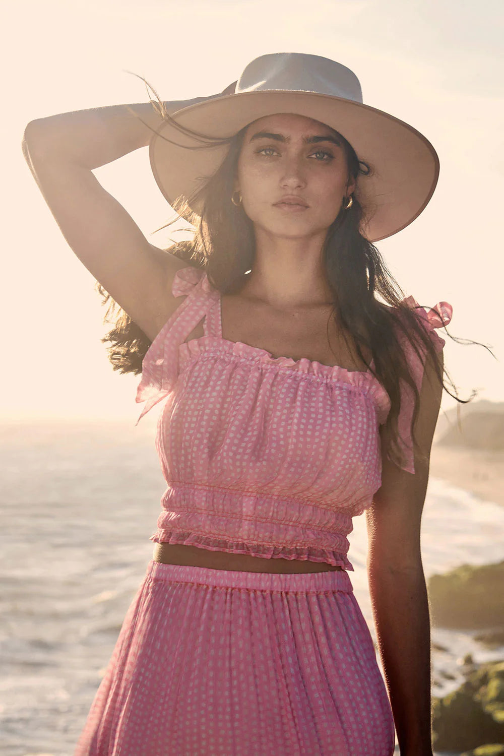 MAUVE TANK stretchy tank top