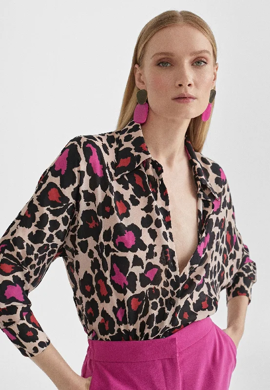 Printed shirt Elasticated Padded Insulated