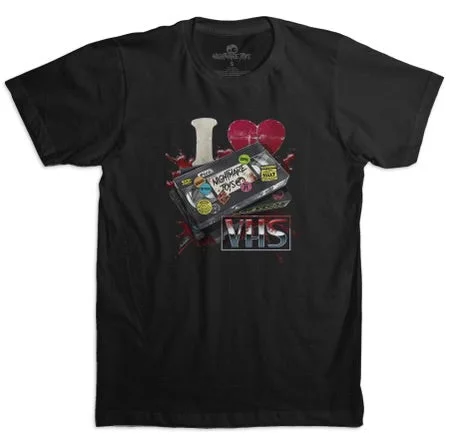 Nightmare Toys VHS Shirt Machine Wash Dry Clean Hand Wash