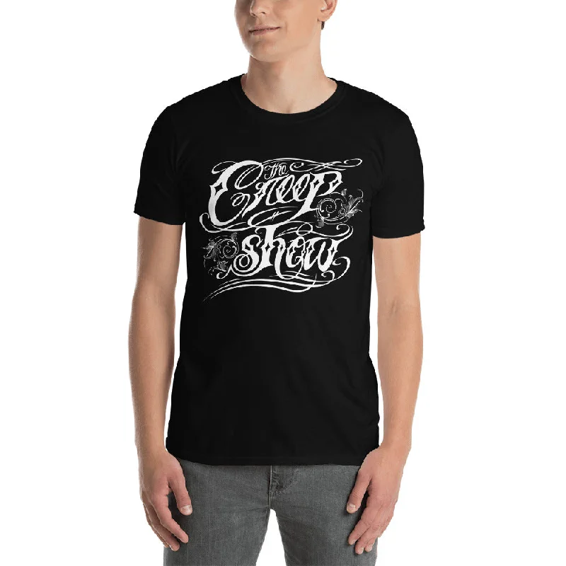 SCRIPT  T-Shirt Zippered Buttoned Snapped