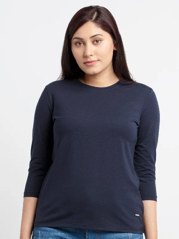 Women Basic Round Neck T-Shirt Hooded Caped Shawl Collar