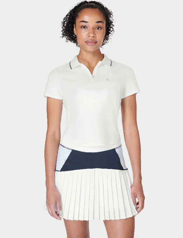 Power Match Point Tennis T-Shirt - White Cozy Warm Stylish