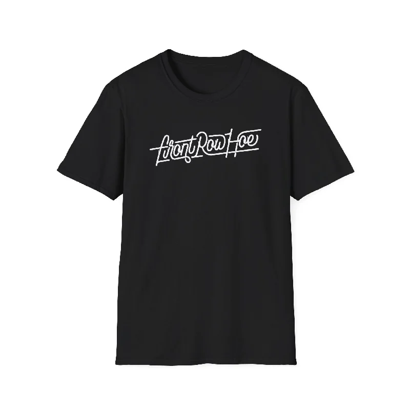 Unisex T-Shirt - FRONT ROW HOE V-Neck T-Shirt Long Sleeve Cotton