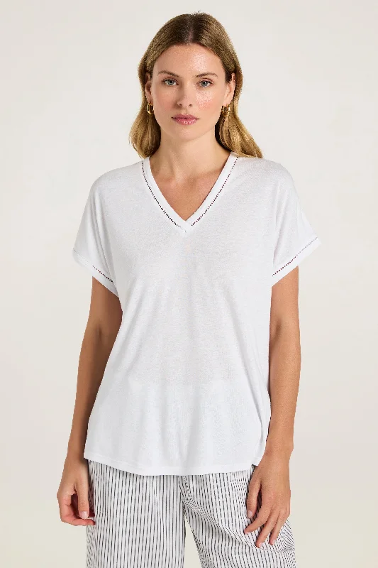 Utopia Tee Embroidered Appliqued Beaded
