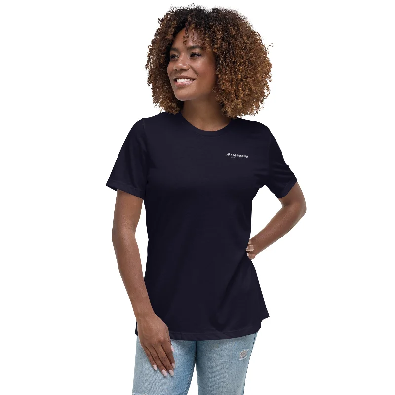 Women's Relaxed T-Shirt Plaid T-Shirt Polka Dot Checkered