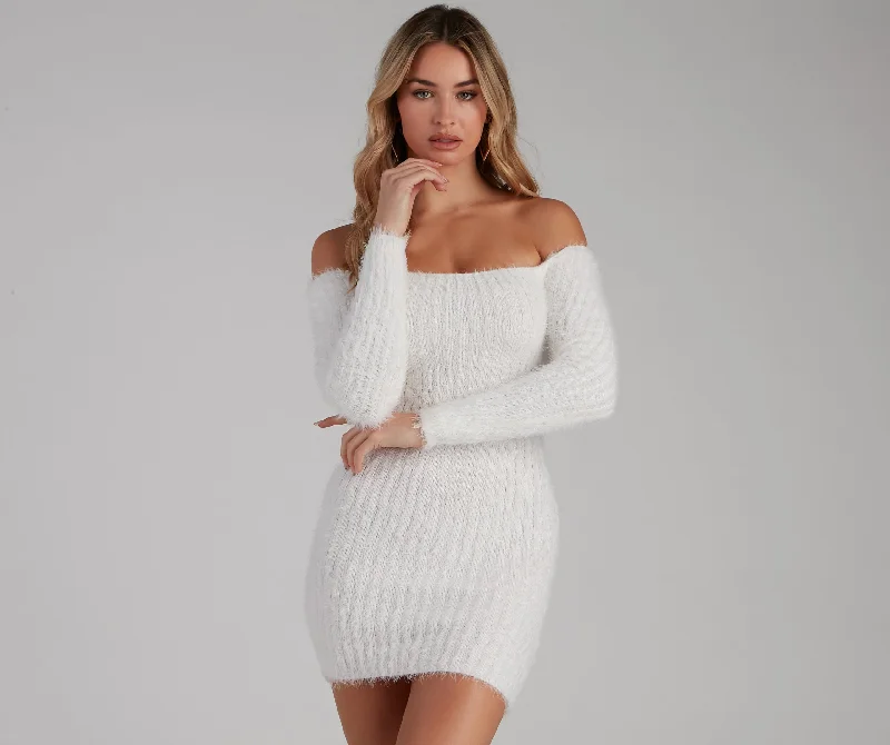 Best Of Both Worlds Eyelash Knit Dress Tunics Corduroy durable